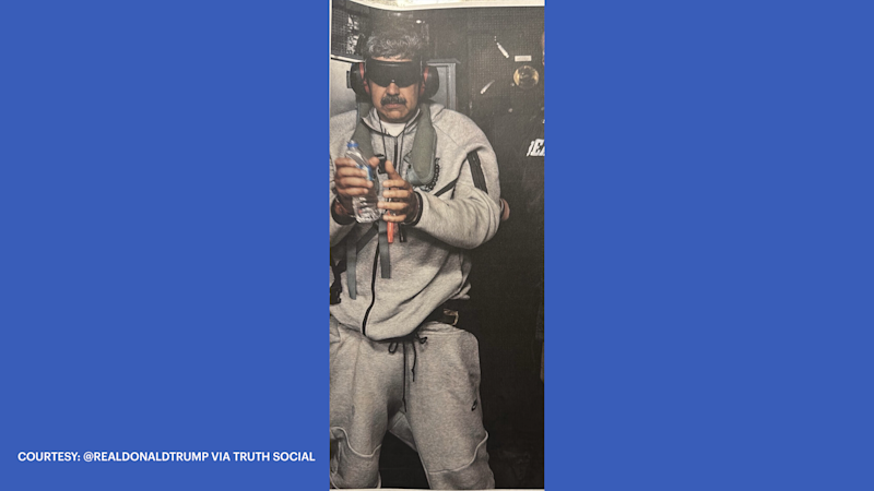 Story image: Maduro is set to make his first appearance in a US courtroom on drug trafficking charges