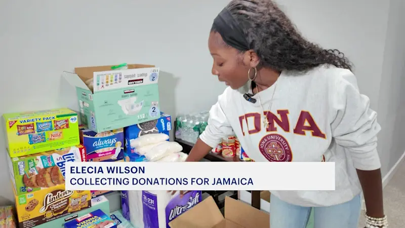 Story image: Jamaican native in Yonkers collecting food, supplies to send to Hurricane Melissa-impacted island homeland