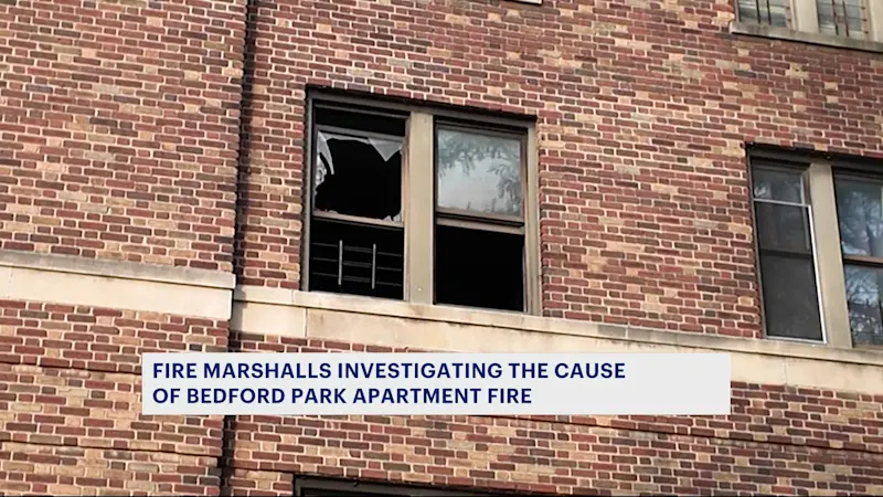 Story image: 3 injured in Bedford Park apartment fire