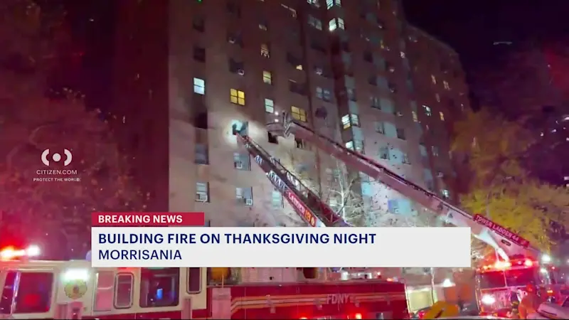 Story image: One person hospitalized after fire erupts in Morrisania apartment building