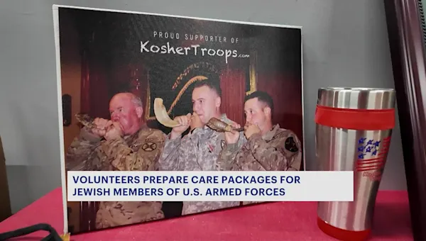 Nonprofit preps holiday packages for Jewish-American troops