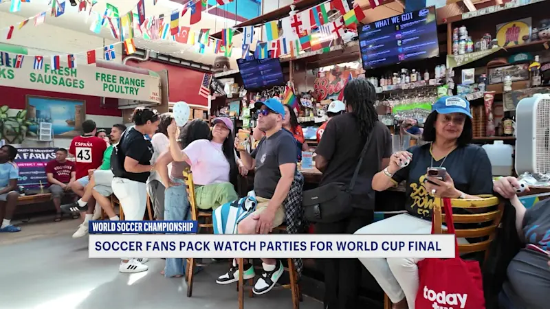 Story image: 'We're drinking for free.' Bronx Beer Hall celebrates 2026 FIFA World Cup final with packed watch party