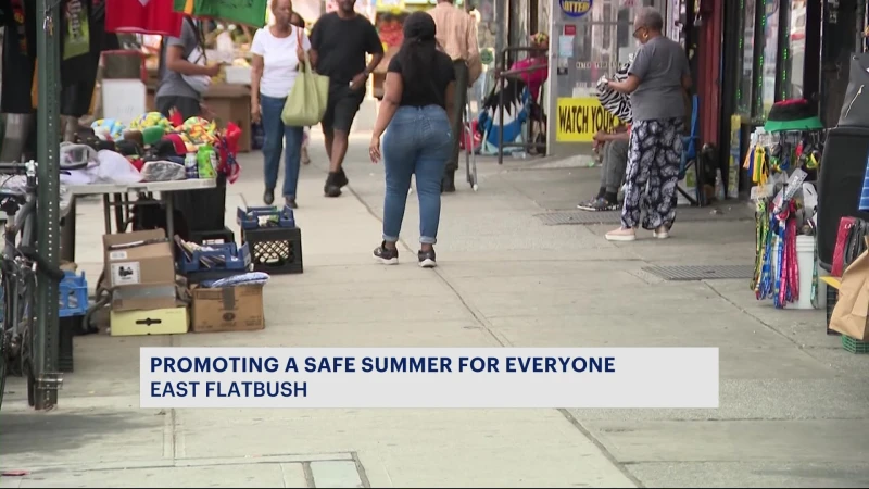 Story image: East Flatbush residents 'Occupy the Corner' for a safe summer 