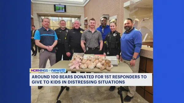 100 teddy bears donated to Bridgeton police to give to kids in distressing situations