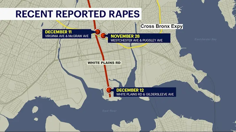 Story image: NYPD: Reported rape cases up 21% in the Bronx compared to this time last year