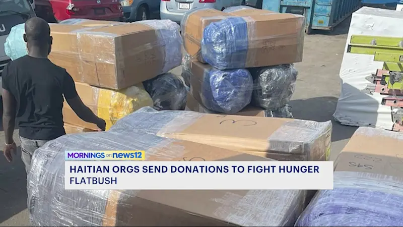 Story image: Haitian aid groups in Flatbush send food, school supplies amid devastating hunger
