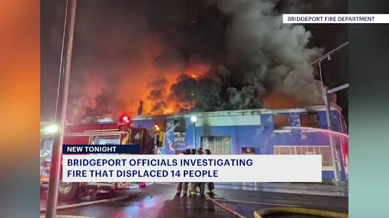 Story image: 14 people displaced following overnight Bridgeport fire