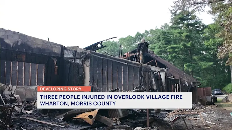 Story image: Authorities: 3 people injured, several families displaced by Wharton fire