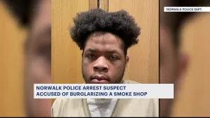 Police: Waterbury man arrested for burglary and attempted burglary at Norwalk smoke shops