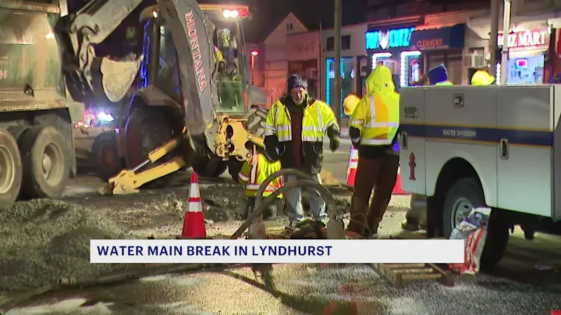 Story image: Water main break impacts thousands of Lyndhurst residents; boil water advisory in place