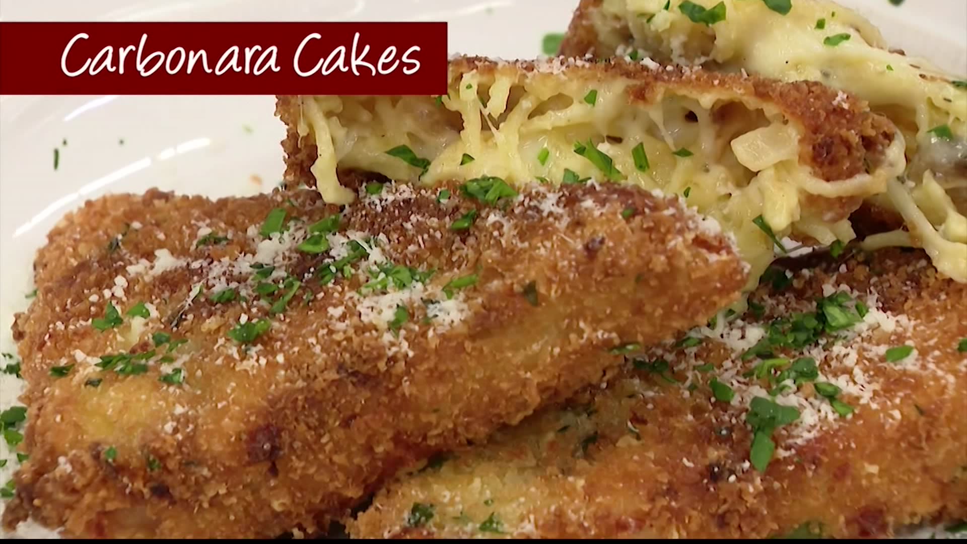 What's Cooking Uncle Giuseppe's Marketplace's carbonara cappelinni cakes