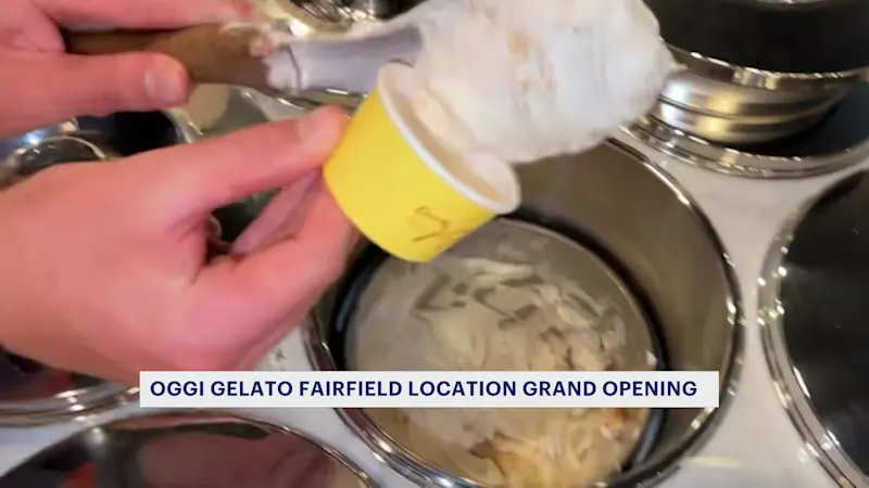 Story image: Customers relish opening of Oggi Gelato's second location in Fairfield 