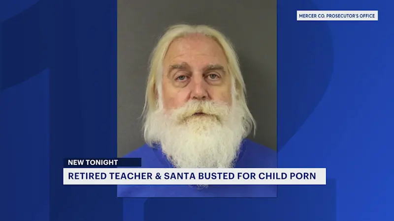Story image: Retired teacher now working as Santa faces child sex abuse material charges