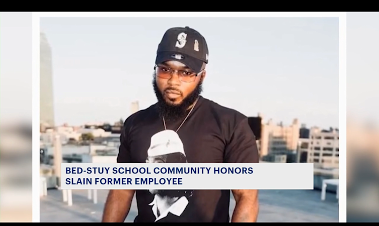 Story image: Coworkers, friends honor slain Bed-Stuy school employee and soon-to-be father