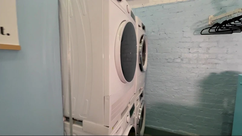 Story image: Longwood elementary school opens new free laundry room for families