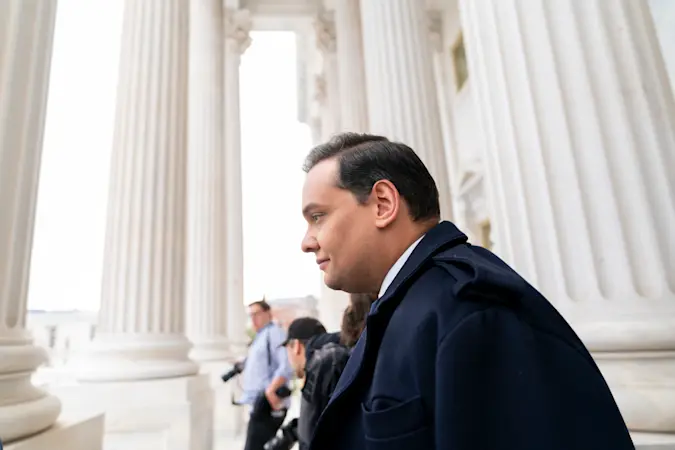 Story image: Appeals court rejects George Santos lawsuit against Jimmy Kimmel over Cameo app videos