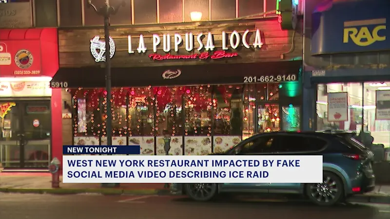 Story image: West New York restaurant loses customers over supposed ‘ICE raid’ owner says never happened