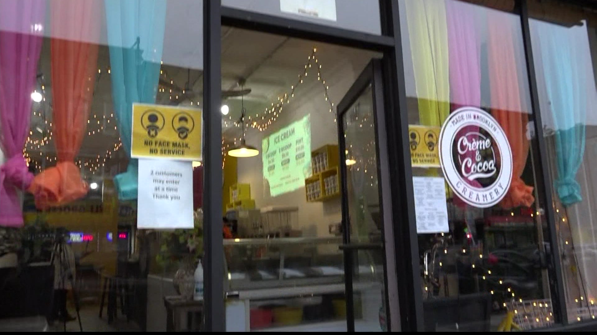 We're Open Creme and Cocoa Creamery