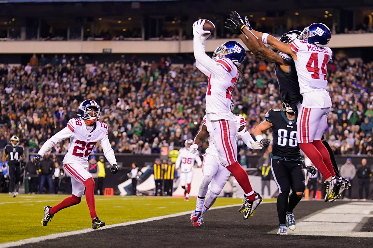 Giants interception vs Eagles Jan. 8 2023