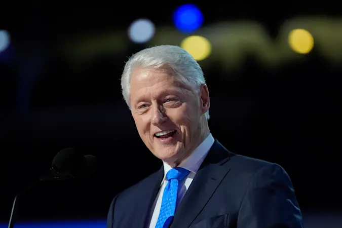 Story image: Bill Clinton is out of the hospital after being treated for the flu