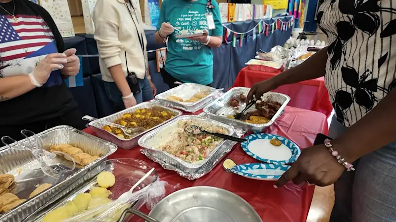 Story image: Gotham Avenue School honors Hispanic Heritage Month by making a cookbook