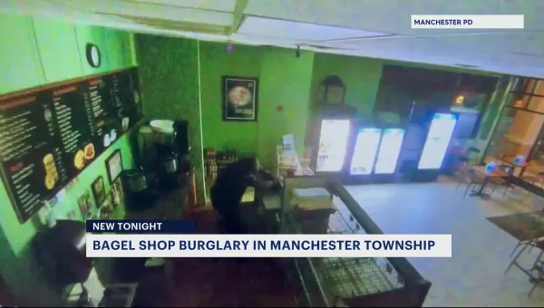 Burglary at Manchester Township bagel shop caught on video