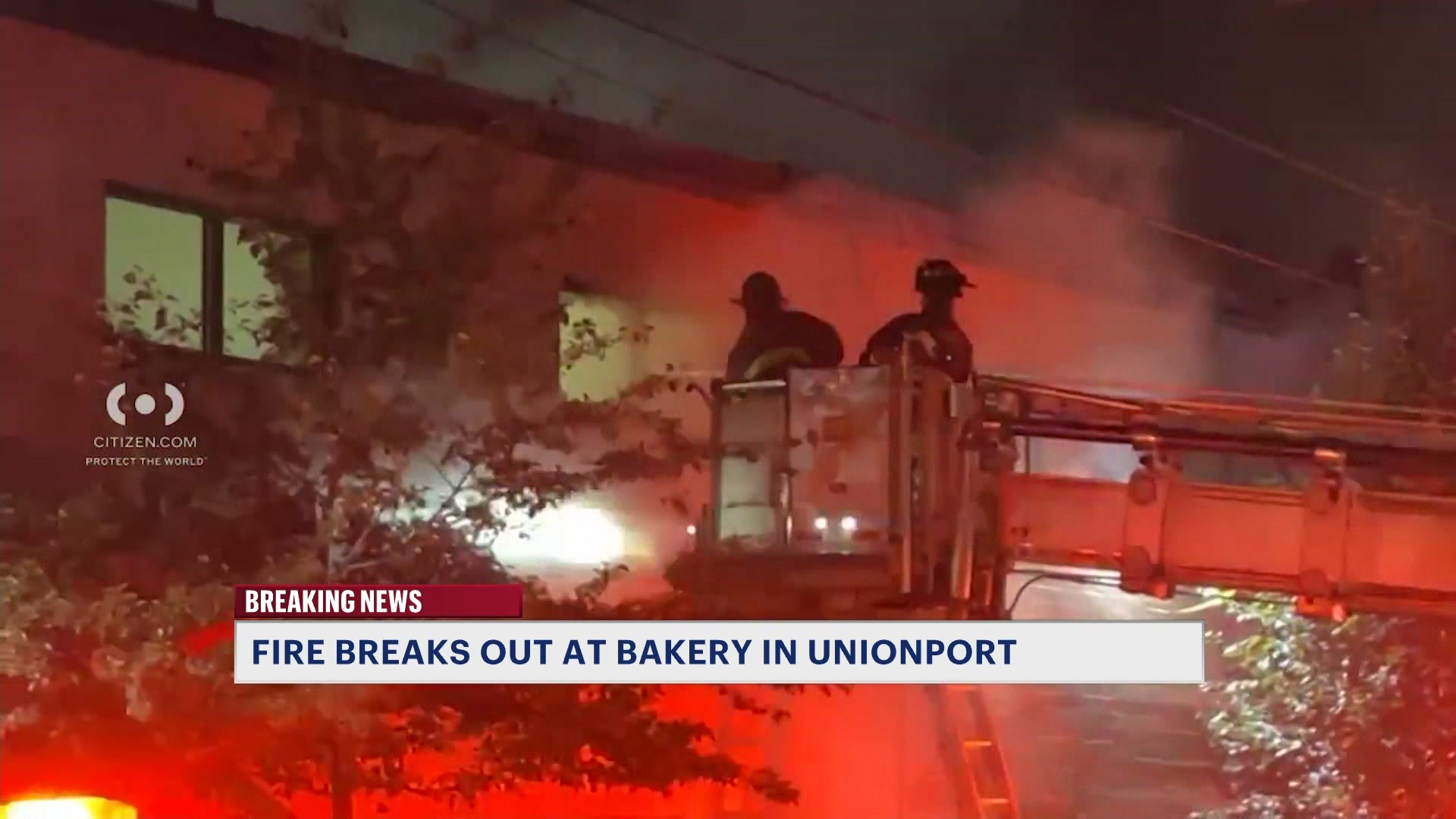 Firefighter treated by EMS after flames rip through bakery in Unionport