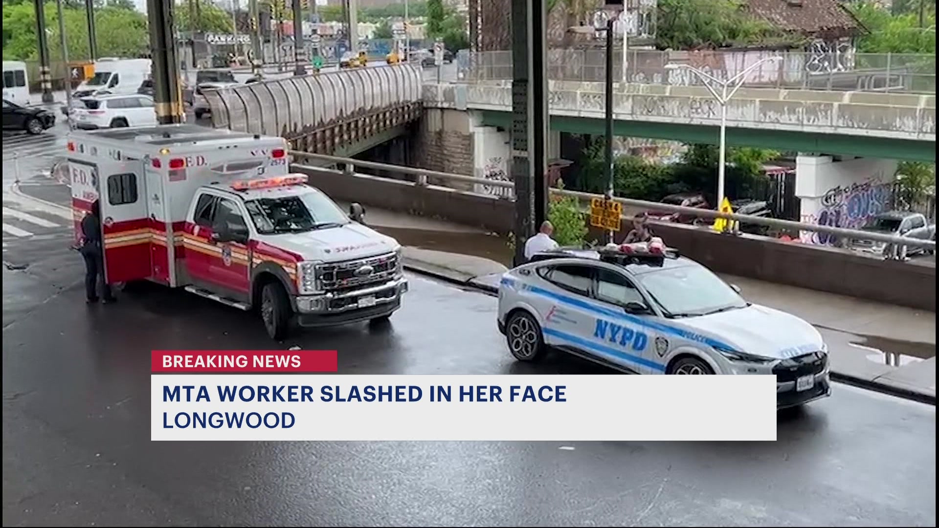 News 12 | Bronx | Mta Worker Slashed In The Face At Whitlock Avenue Station