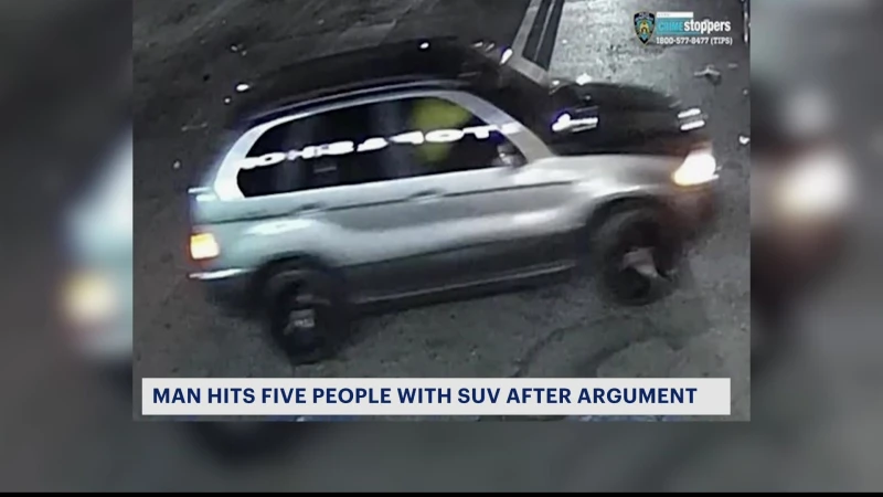 Story image: NYPD: Man hits 5 people with car following argument