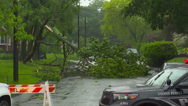 Storm takes down trees in Rockland County
