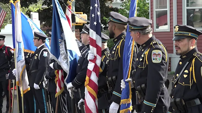 Story image: 'Fallen heroes.' Stamford hosts remembrance ceremony during National Police Week