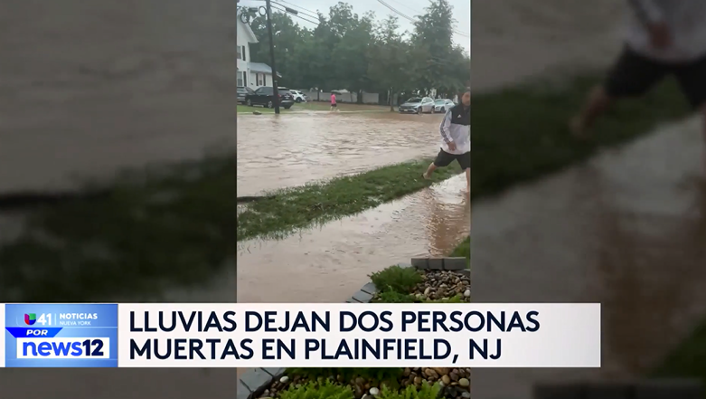 Story image: Univision 41 News Brief: Lluvias dejan dos personas muertas en Plainfield, NJ