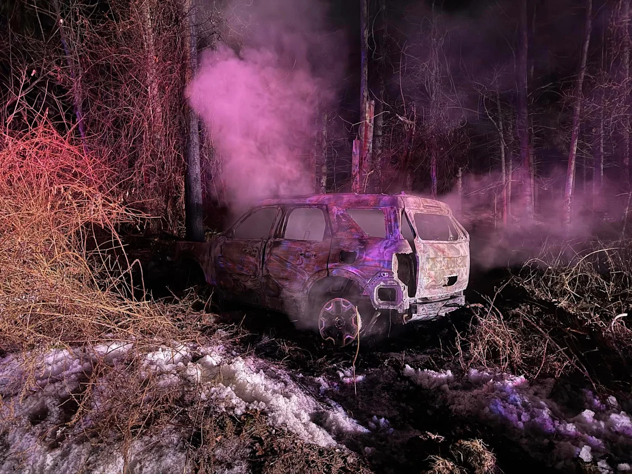 Byram car fire