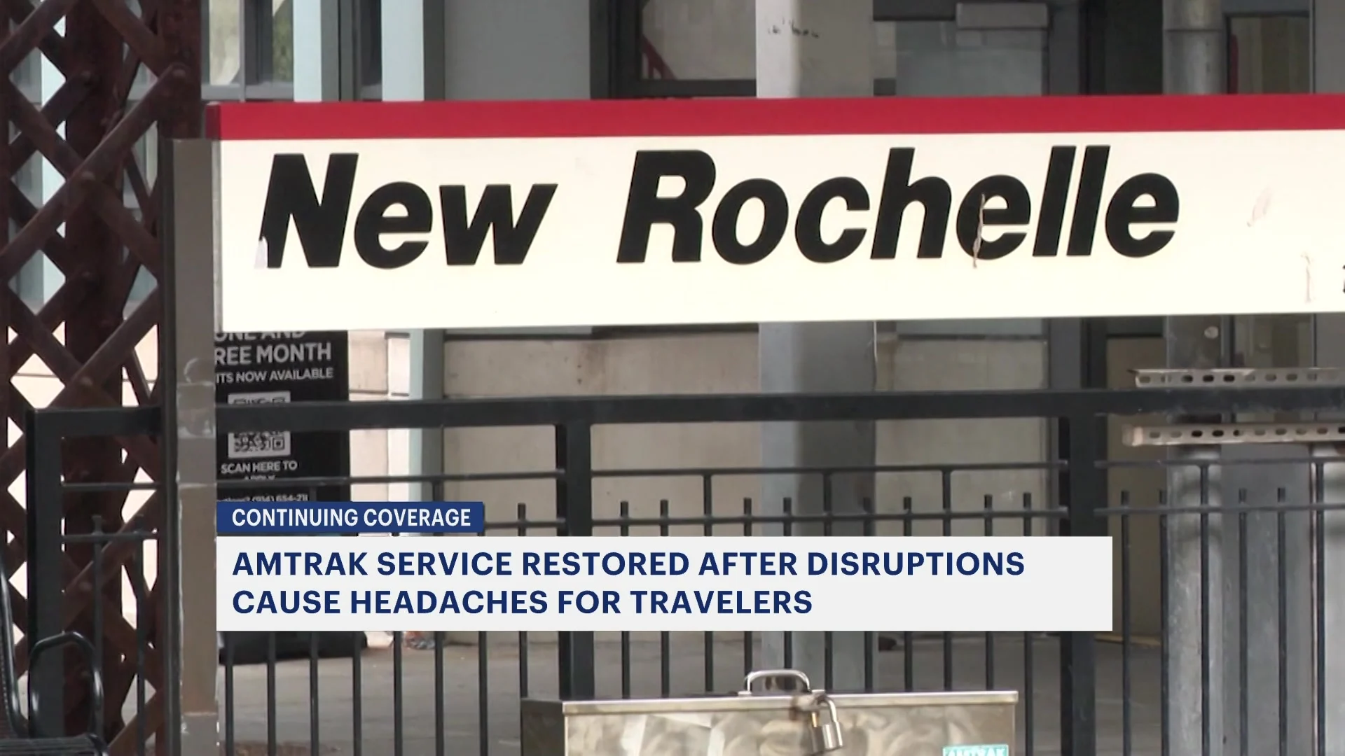 Amtrak service restored following disruptions from power loss