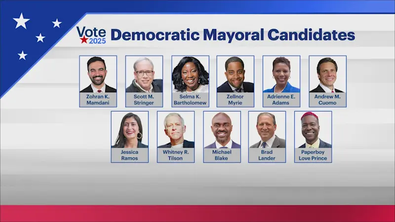 Story image: Vote 2025: Meet the candidates for New York City's Democratic mayoral primary