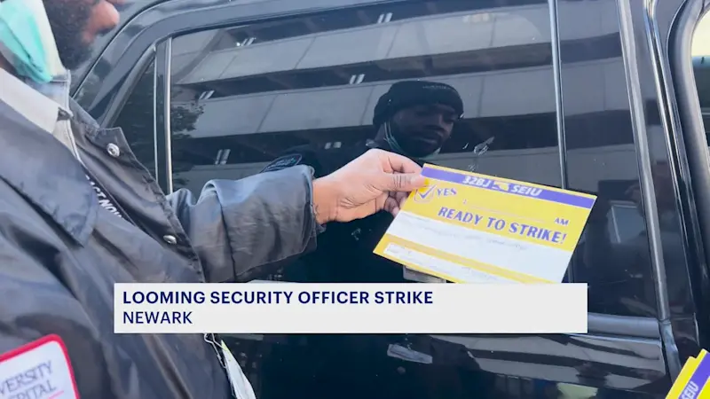 Story image: More than 2,000 New Jersey security officers on the verge of strike