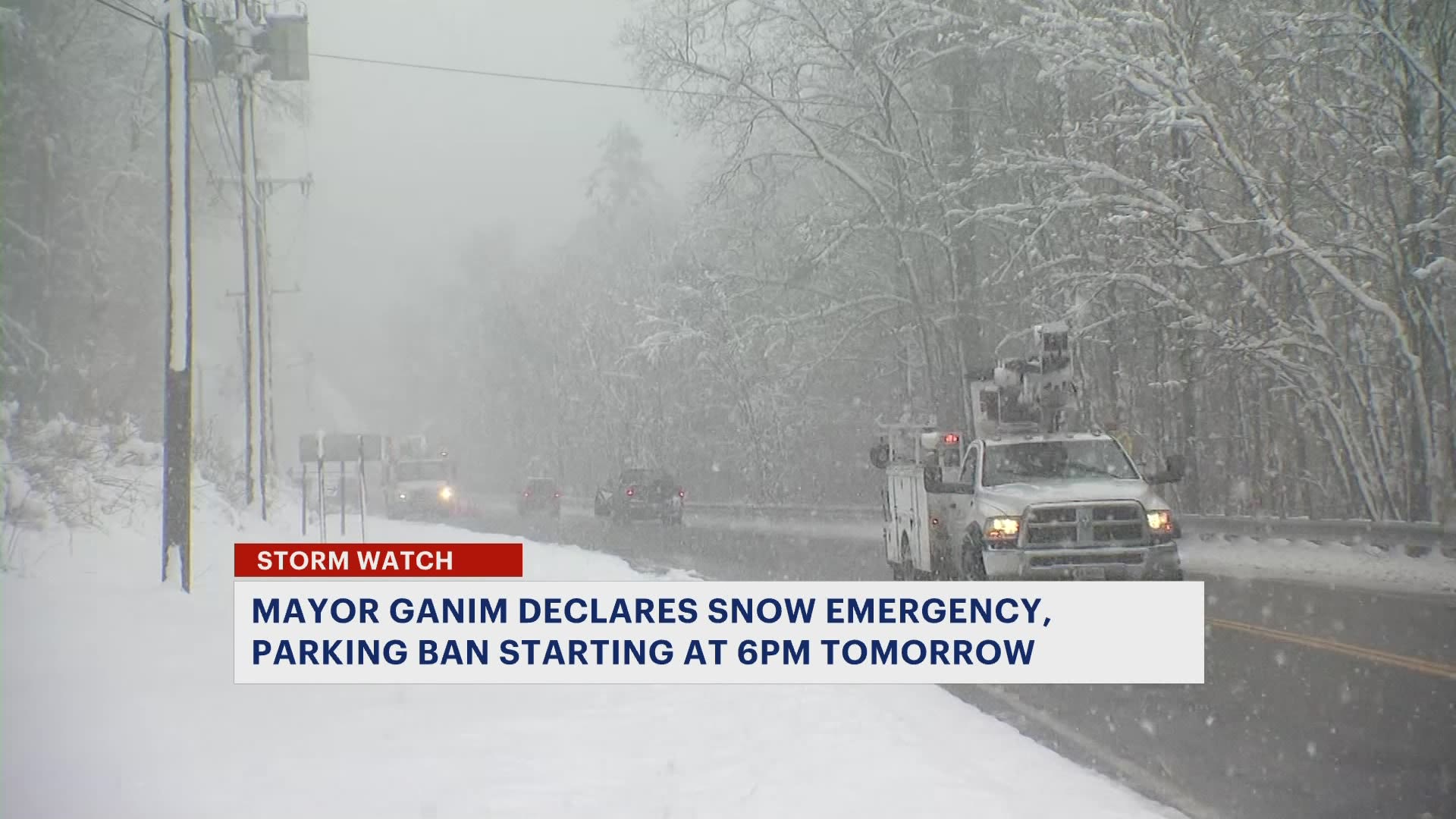 Mayor Ganim declares snow emergency in Bridgeport