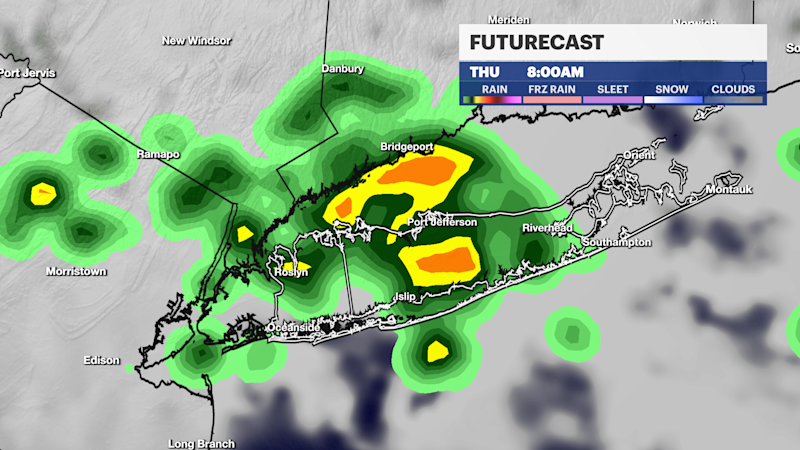 Story image: Relief from heat arrives Thursday on LI, chance of showers and storms in the morning