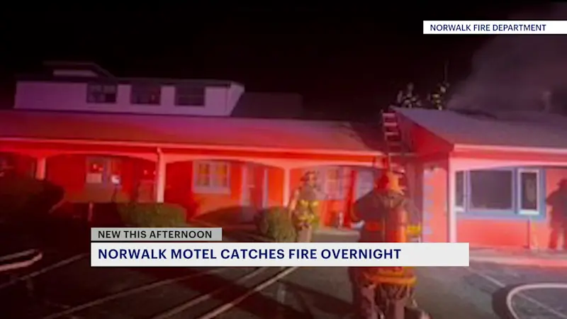 Story image: Fire causes damage to Westport Avenue Motel in Norwalk