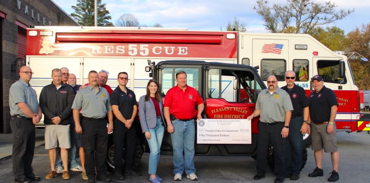 Pleasant Valley fire district secures grant for new UTV