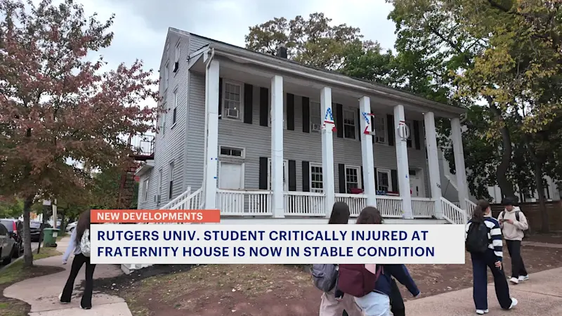 Story image: Rutgers student injured at fraternity house now in stable condition