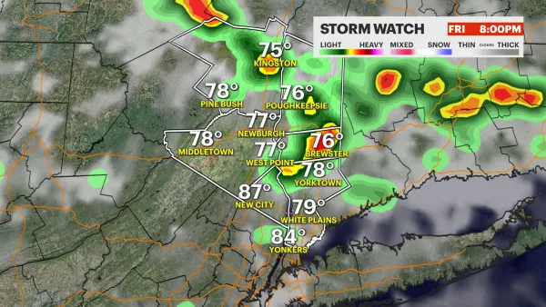 STORM WATCH: Heat advisory continues with scattered thunderstorms later this afternoon in the Hudson Valley