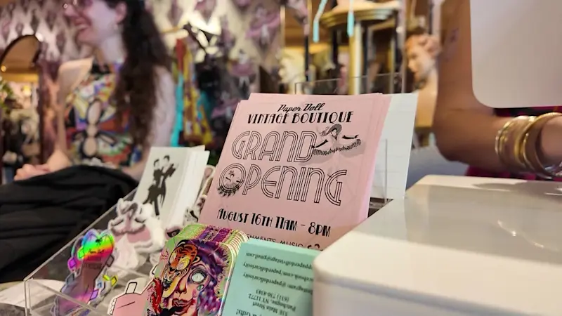 Story image: Paper Doll Vintage Boutique reopens following months of post-fire reconstruction