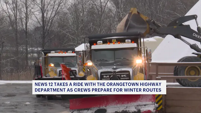 Story image: Mother Nature keeps road crews busy with snow on Christmas Eve