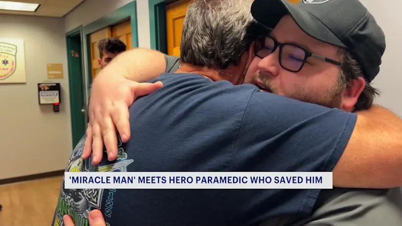 Story image: Man who flatlined for 4 minutes gives thanks to New Windsor EMS crew for saving his life