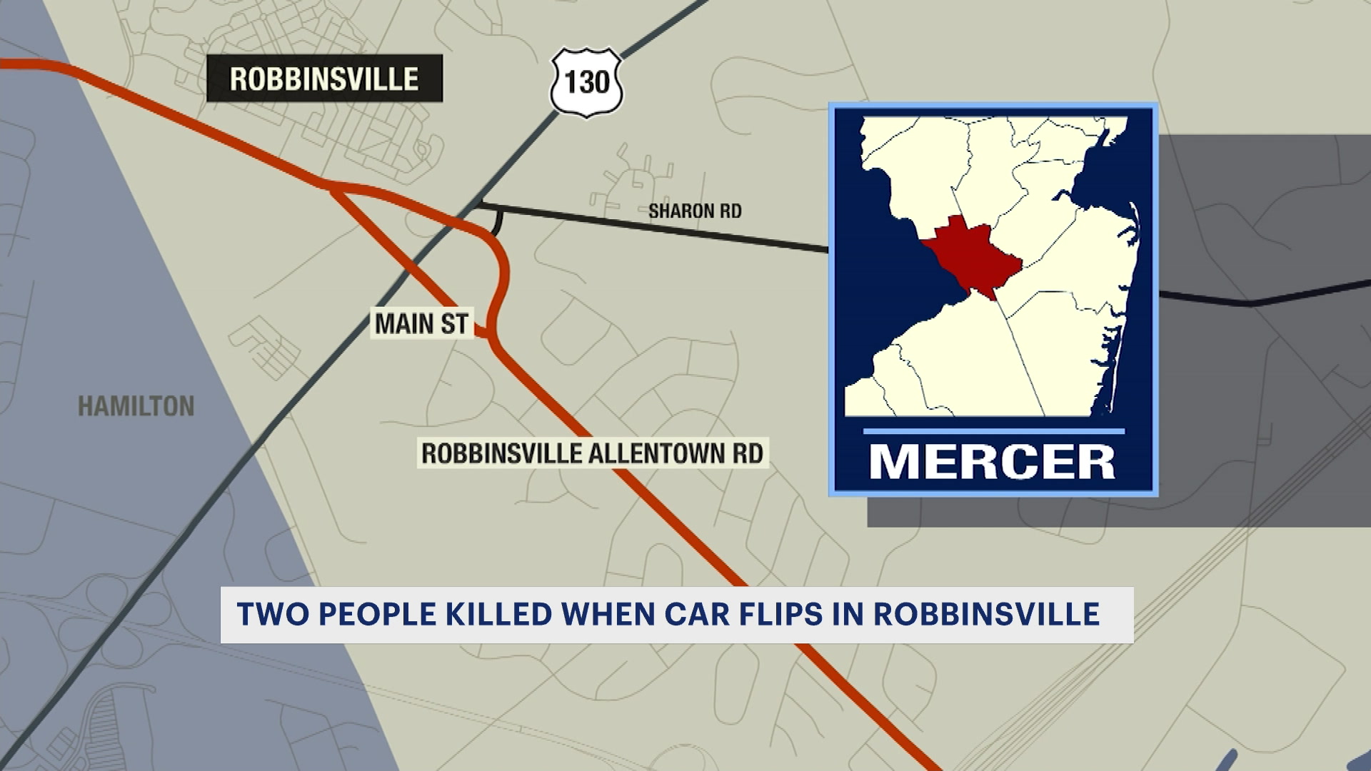 News 12 New Jersey 2 killed in Mercer County crash