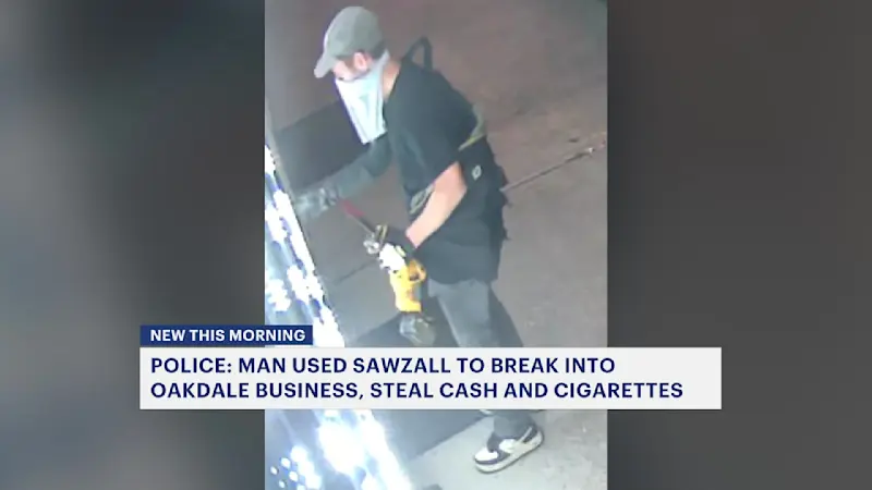 Story image: Man accused of using saw to break into Oakdale business