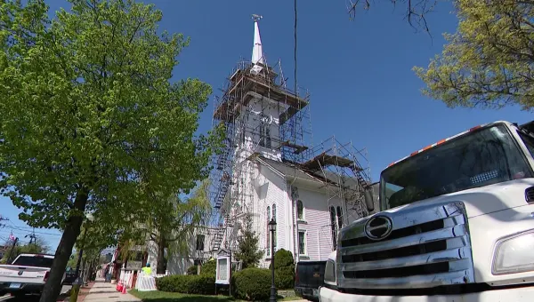 Babylon church's steeple leaning due to years of fierce storms