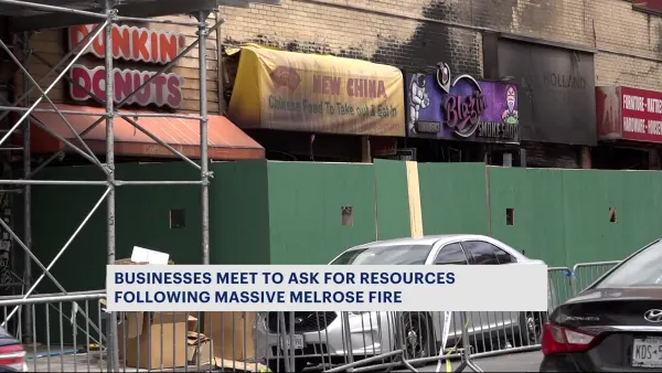 Third Avenue BID holds meeting with business owners affected by Melrose fire to discuss resources, ways to help