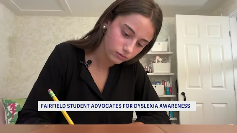 Story image: 'It's really tough.' Fairfield Ludlowe Student advocates for dyslexia awareness